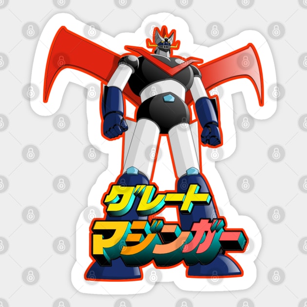 Great Mazinger Sticker by Pop Fan Shop